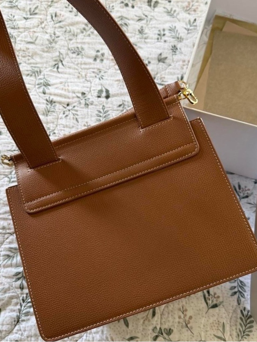 Poléne Numéro Sept in textured Camel.   100% Italian calf leather. - Picture 4 of 12